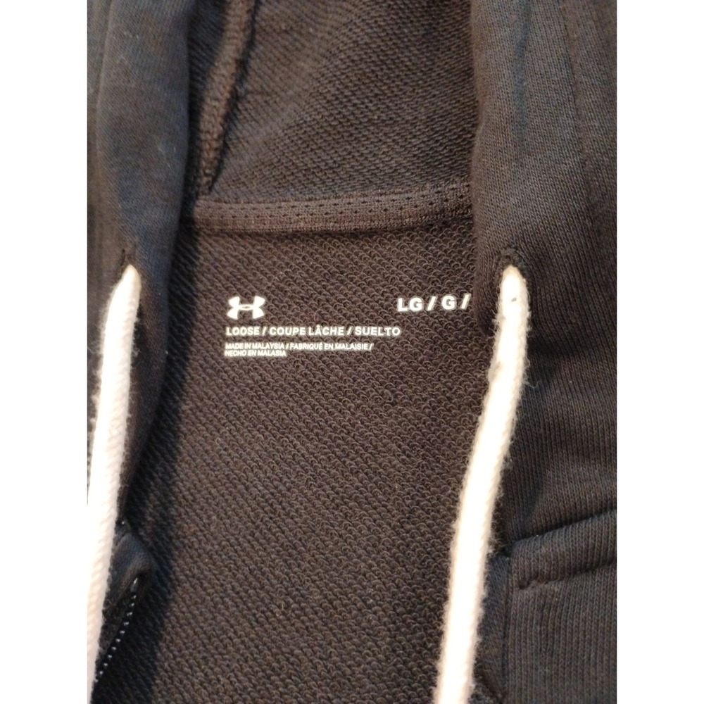 Under Armour Cotton Jacket, Size Large, Navy Blue - Picture 7 of 9